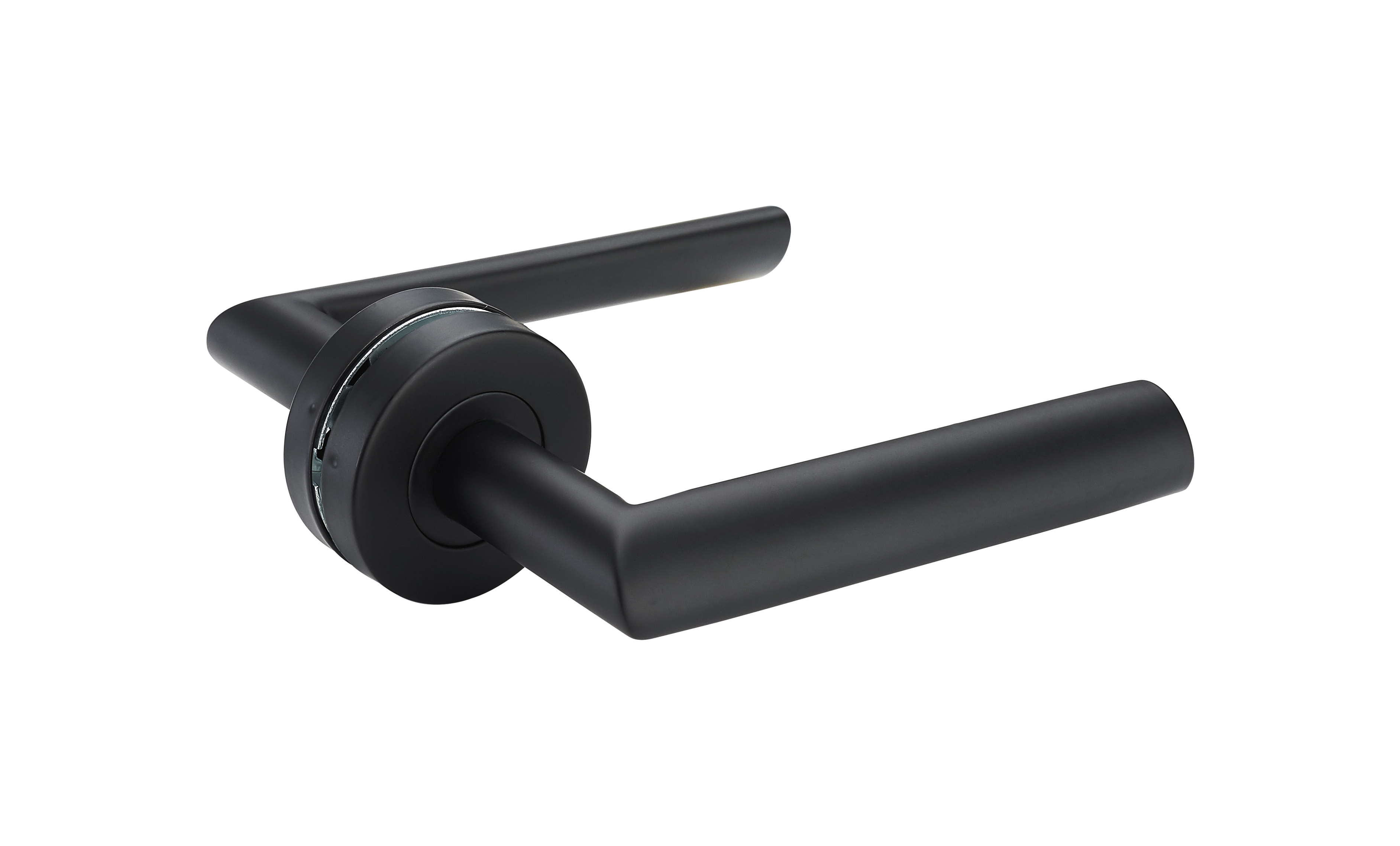 JGLST79 Hollow Lever Door Handle on Rose