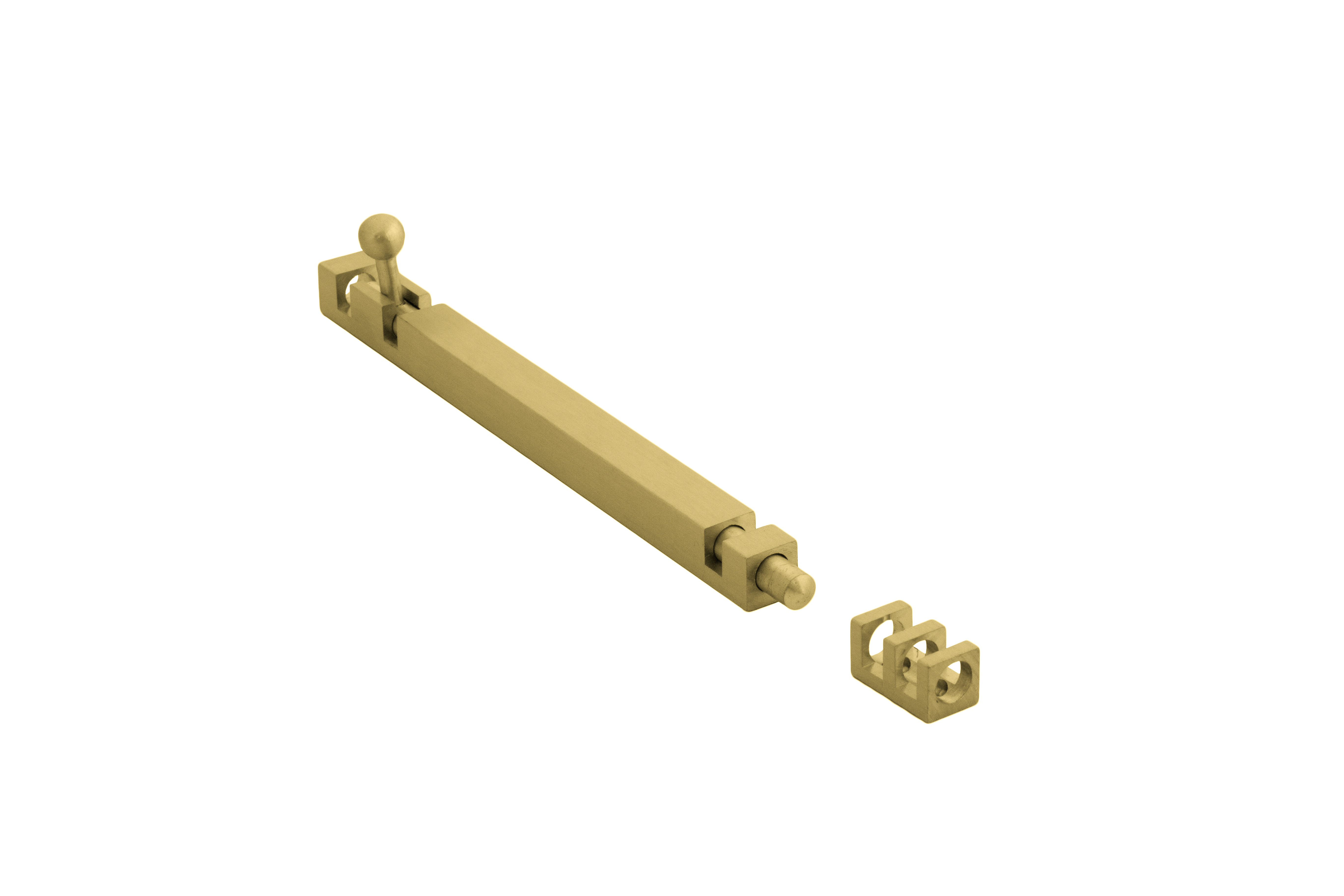brass finish square tower bolt