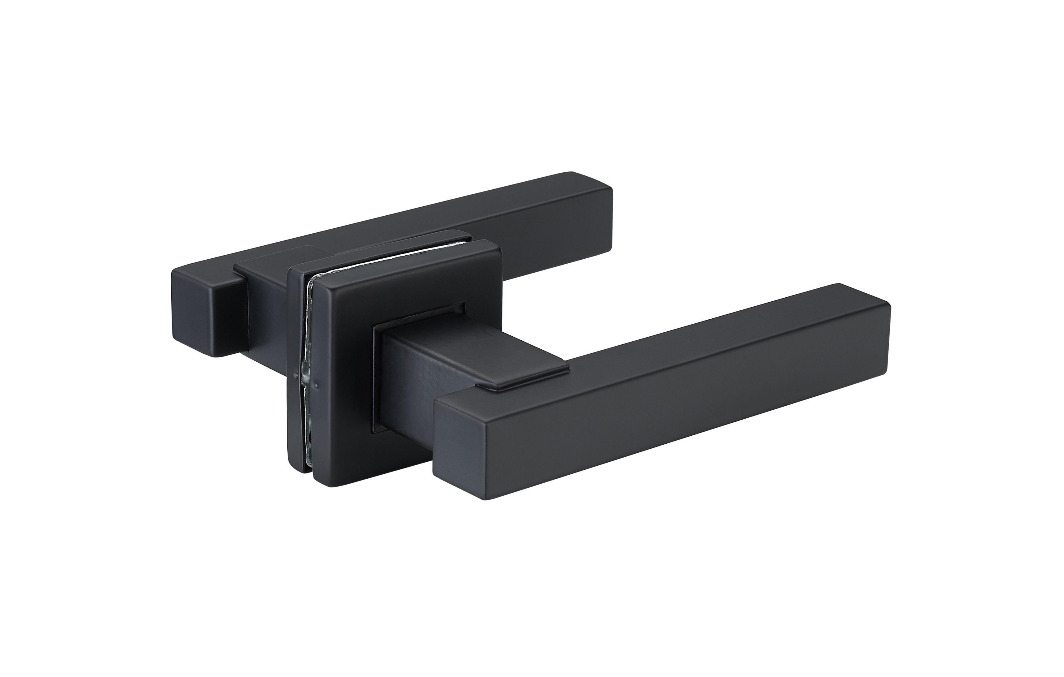 YH-28 Square Hollow Lever Handle on Rose