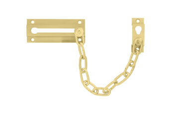 Romanys door chain in gold polished finish