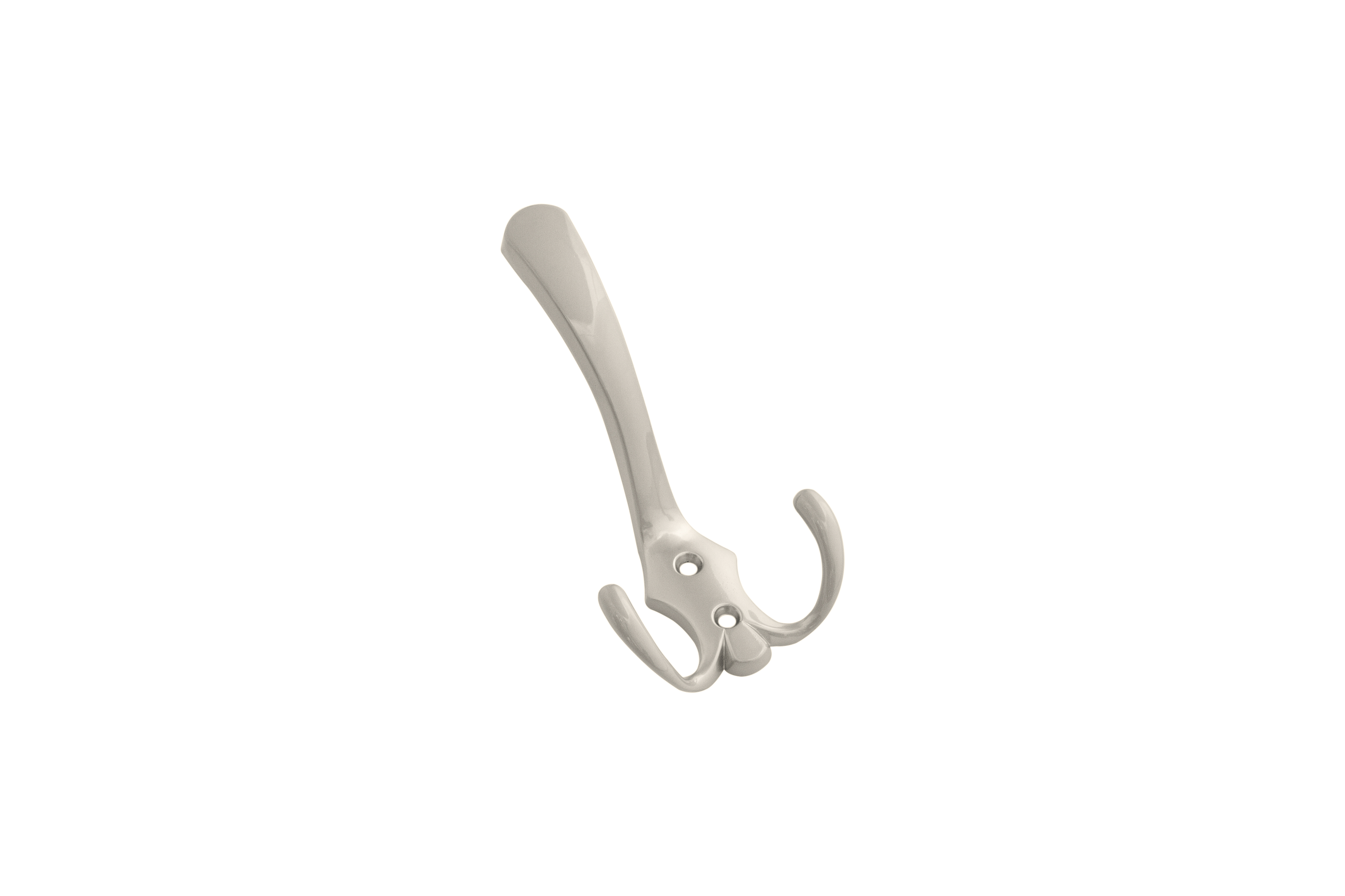 N01 Coat and Hat Hook satin nickel finish